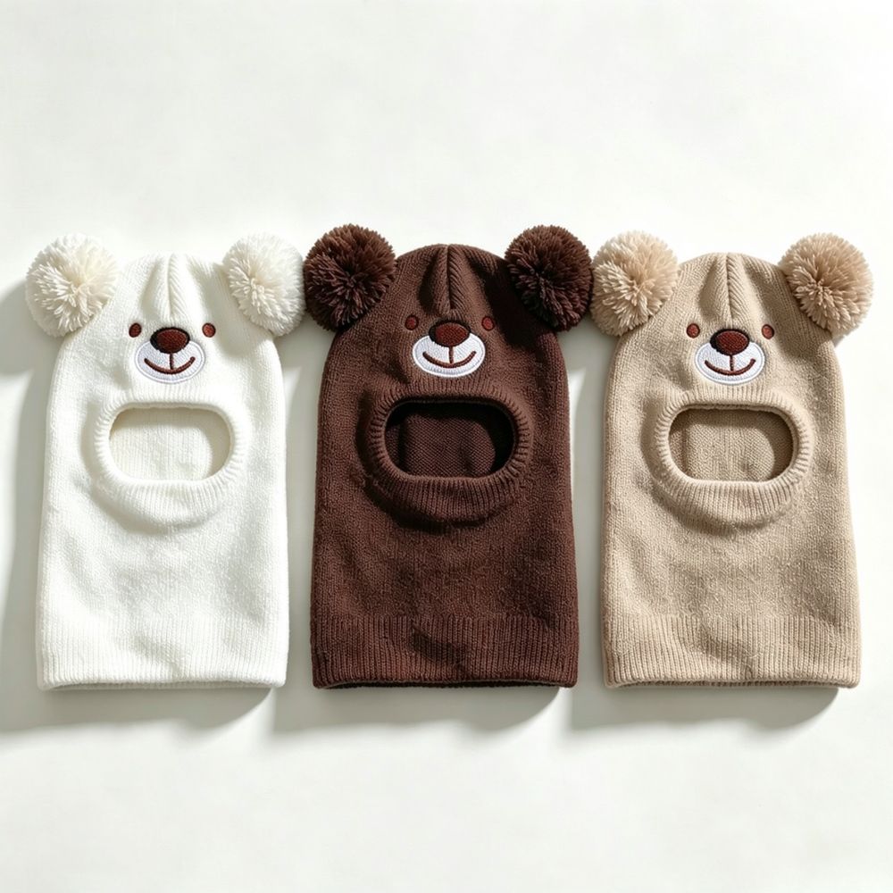 Winter Thickened Baby Cap Bear - đánh giá và giá Infant Beanie Hat With Ears
