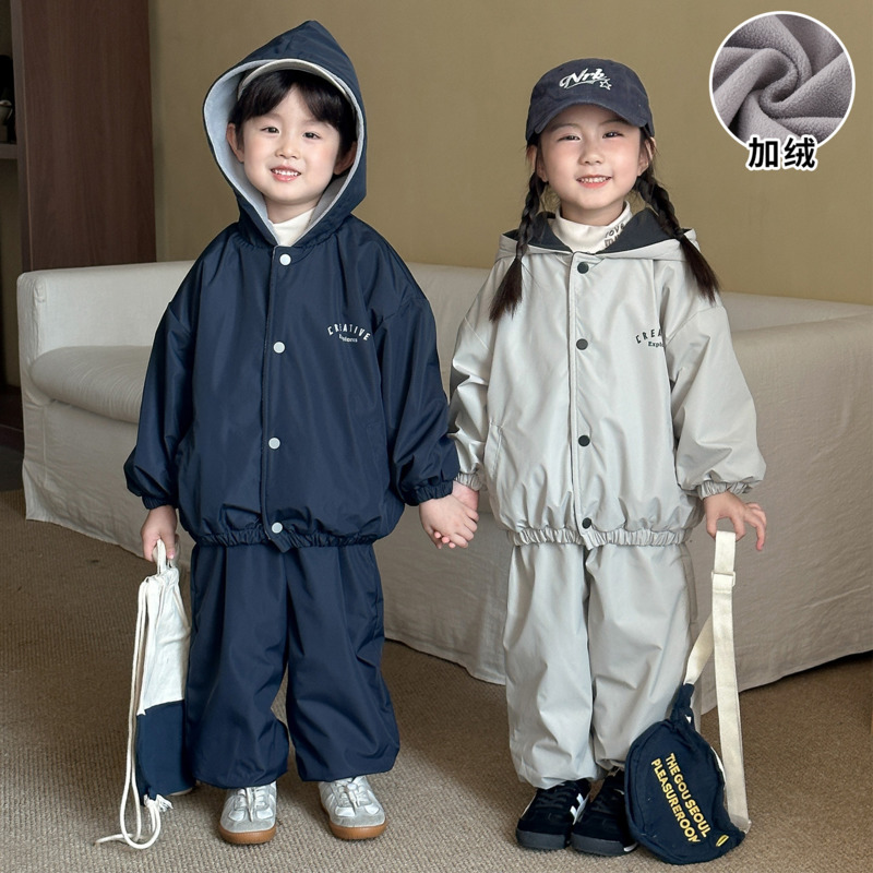 Boy Girl Hood 2piece Set Baby  - đánh giá và giá Toddler Boy Winter Fleece Jacket