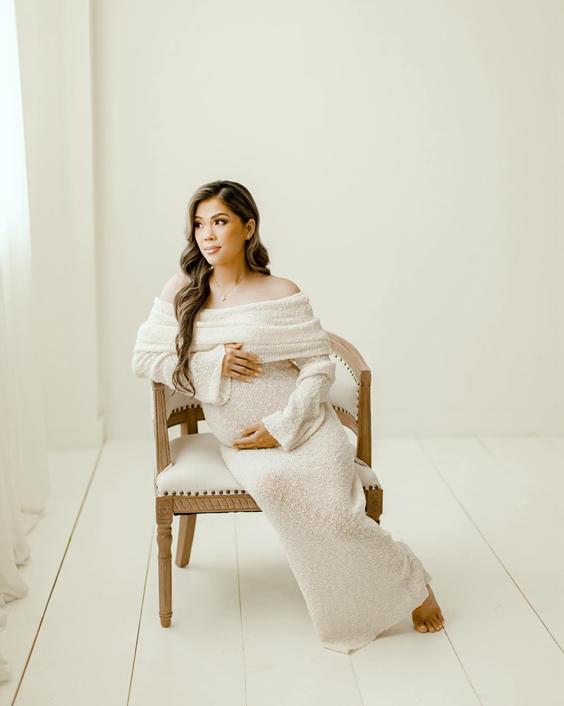 Maternity Photoshoot Dress Lon - đánh giá và giá Maternity Wear