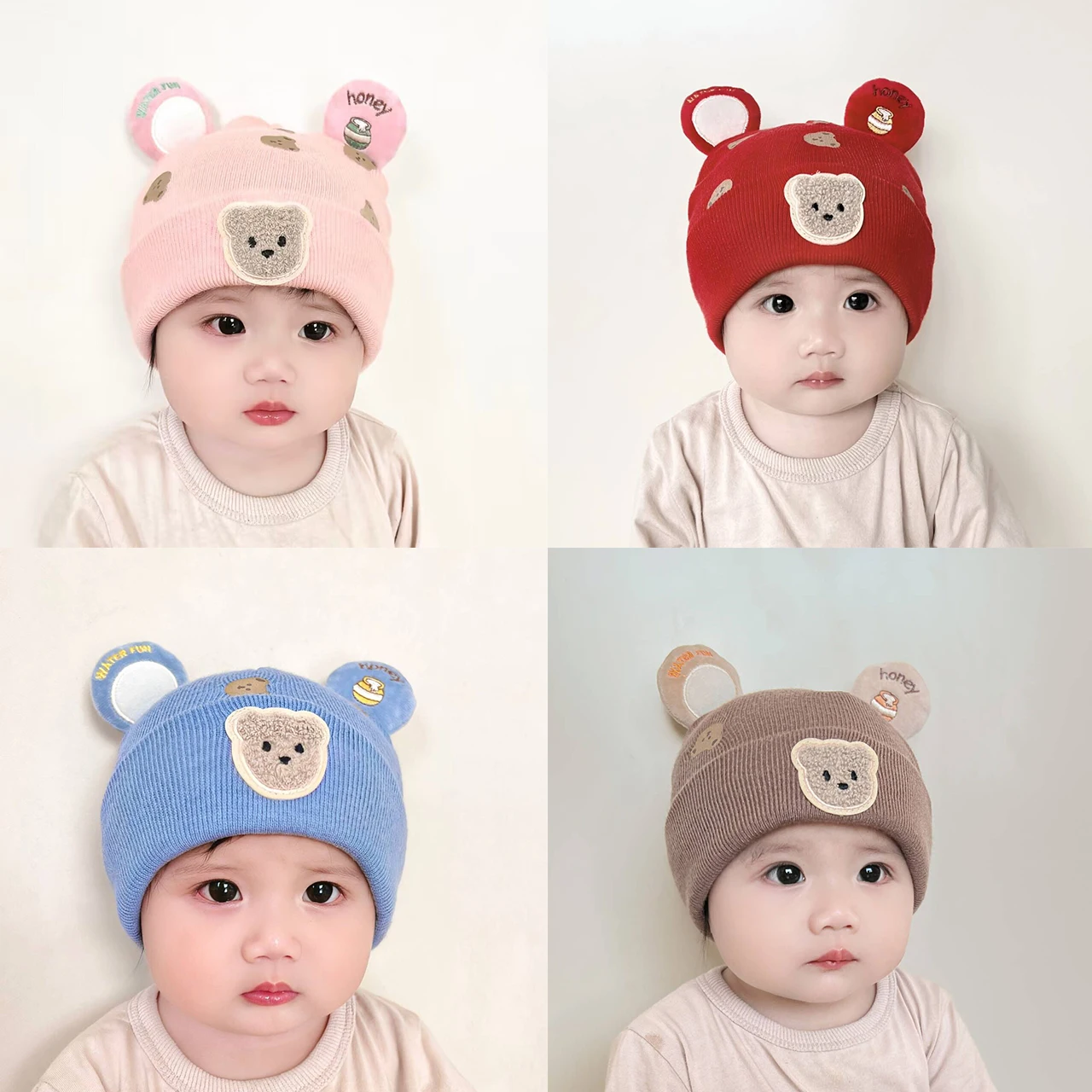 Wnter Warm Baby Beanie Hat Cut - đánh giá và giá Infant Beanie Hat With Ears